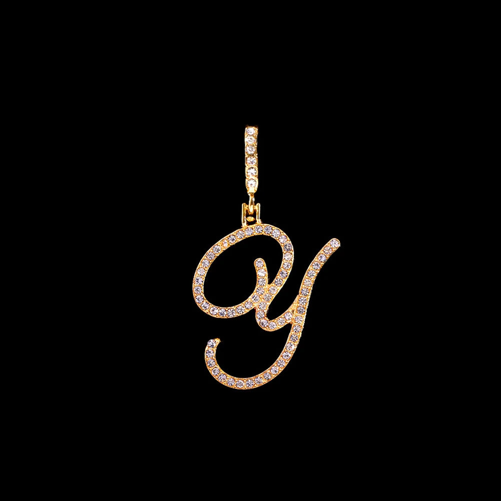 Stainless Steel Rope Chain with CZ Letter Necklace for Women Personalized Initial Pendant Necklaces Fashion Jewelry Gift