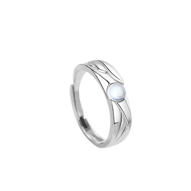 2 Pcs Demons and Angels Matching Couple Friendship Lover Open Adjustable Rings Set Minimalist Engagement Wedding Rings Lovers