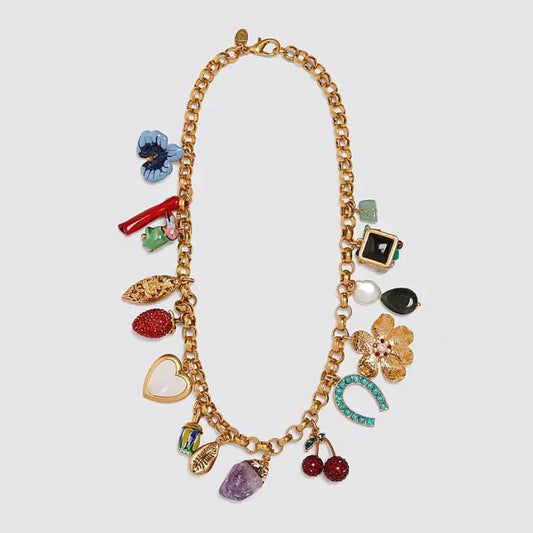 2025 New Indian Boho Ethnic Statement Choker Necklace Women Fashion Gold Color Chains Link Vintage Maxi Long Necklace Jewelry