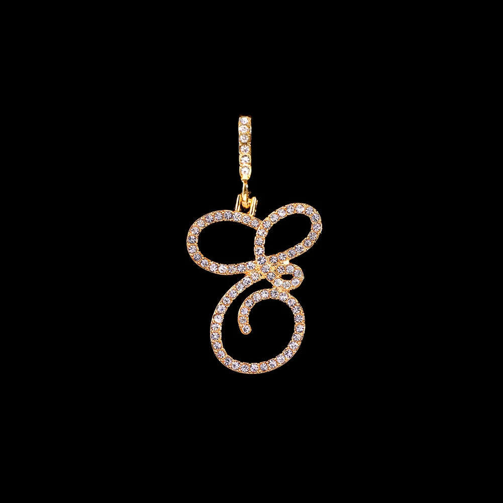 Stainless Steel Rope Chain with CZ Letter Necklace for Women Personalized Initial Pendant Necklaces Fashion Jewelry Gift