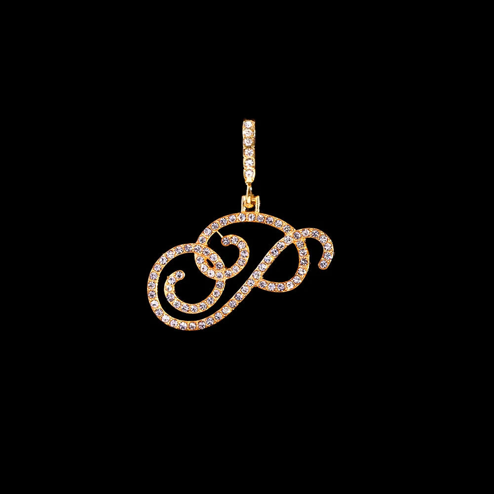 Stainless Steel Rope Chain with CZ Letter Necklace for Women Personalized Initial Pendant Necklaces Fashion Jewelry Gift