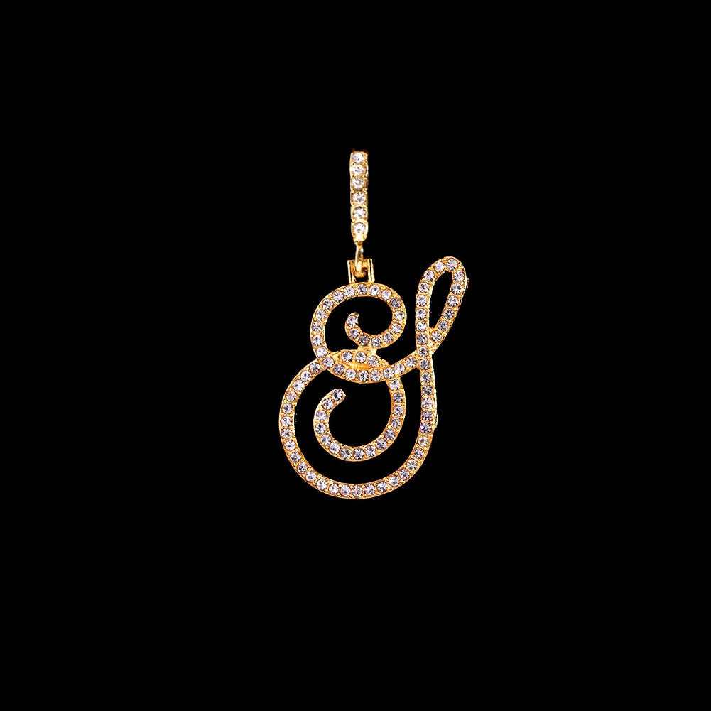 Stainless Steel Rope Chain with CZ Letter Necklace for Women Personalized Initial Pendant Necklaces Fashion Jewelry Gift